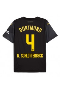 Borussia Dortmund Nico Schlotterbeck #4 Voetbaltruitje Uit tenue 2024-25 Korte Mouw